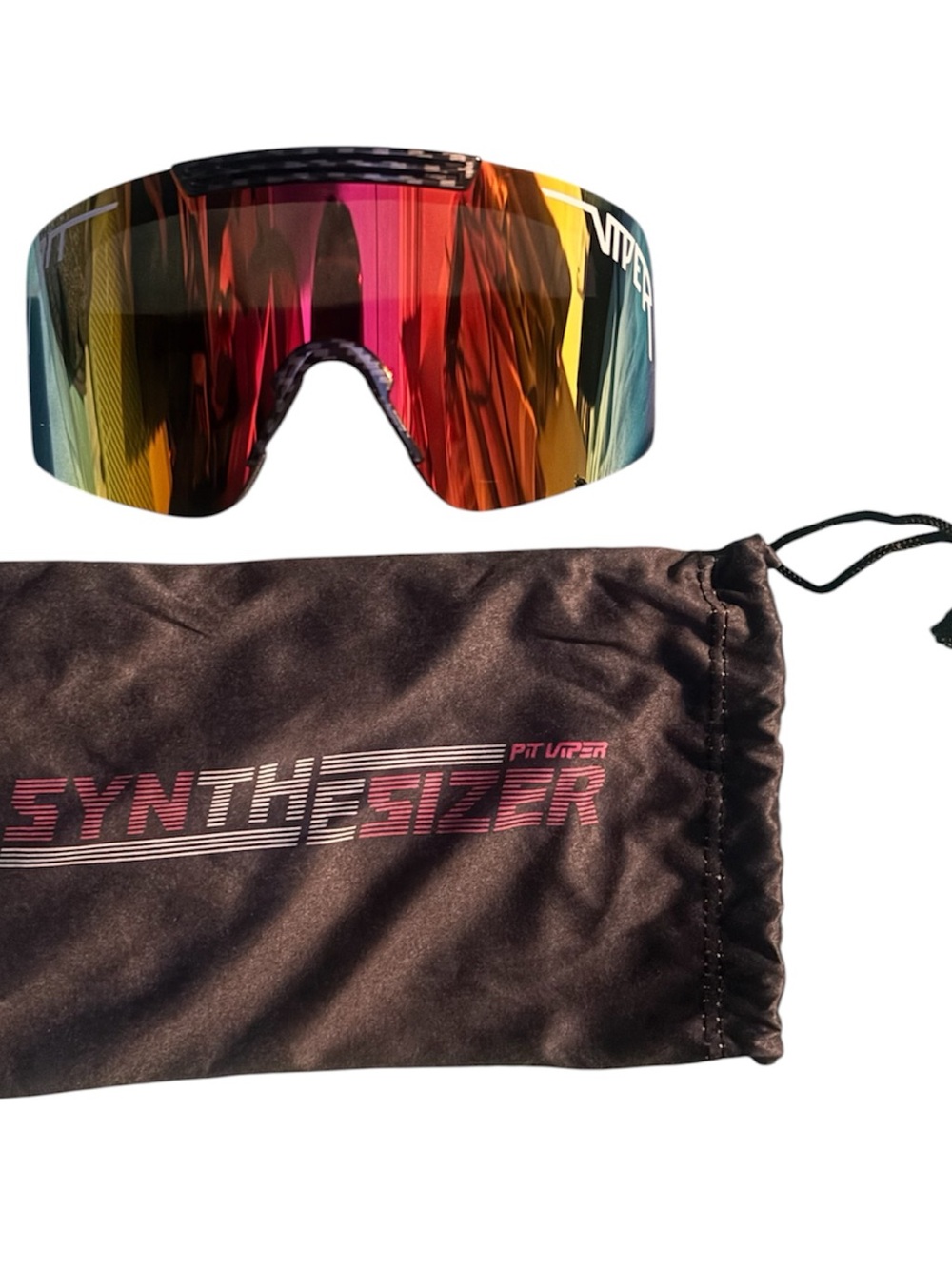 Pit Viper Miami Nights The Synthesizer Carbon Fiber Sunglasses